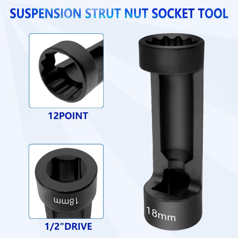 ZKTOOL Suspension Strut Socket Tool (18MM) - Image 1
